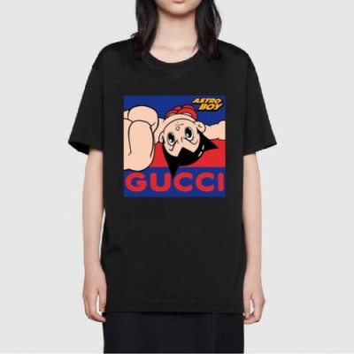 [매장판]Gucci 2021 Mm/Wm Logo Short Sleeved Tshirts - 구찌 2021 남/녀 로고 반팔티 Guc03440x.Size(s - l).블랙