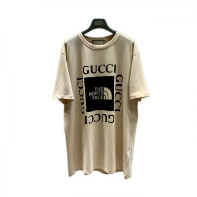 [매장판]Gucci 2021 Mm/Wm Logo Short Sleeved Tshirts - 구찌 2021 남/녀 로고 반팔티 Guc03449x.Size(s - xl).아이보리