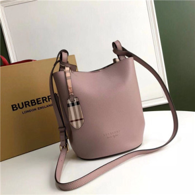 [버버리]Burberry 2021 Women's Leather Bucket Shoulder Bag,18.5cm - 버버리 2021 여성용 레더 버킷 숄더백,18.5cm,BURB0533,브라운