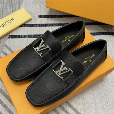 Louis Vuitton 2021 Men's Leather Loafer - 루이비통 2021 남성용 레더 로퍼,Size(240-270),LOUS1830,블랙