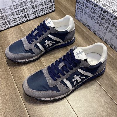 Premiata 2021 Men's Leather Sneakers - 프리미아타 2021 남성용 레더 스니커즈,Size(240-270),PREMS0010.네이비