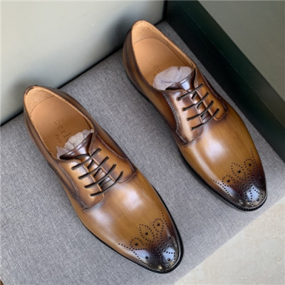 Berluti 2021 Men's Leather Oxford Shoes - 벨루티 2021 남성용 레더 옥스퍼드,SIZE(240-270),BERTS0209,카멜