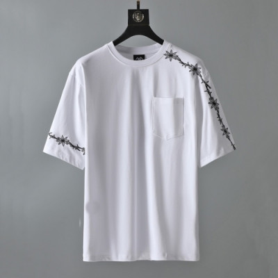 Shellac Mens White Tshirts - 셸락 2021 남성 캐쥬얼 반팔티 She18x