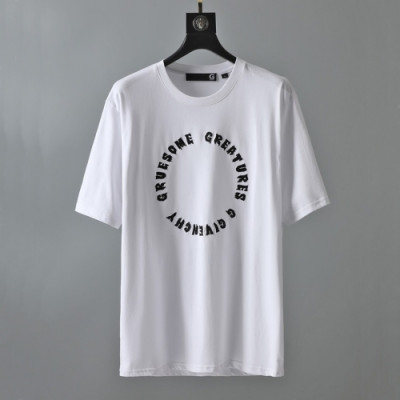 [지방시]Givenchy 2021 Mens Logo Short Sleeved Tshirts - 지방시 2021 남성 로고 코튼 반팔티 Giv0523x.Size(m - 2xl).화이트