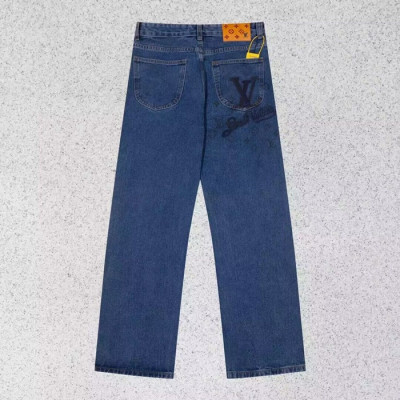 [루이비통]Louis vuitton 2024 Mens Monogram Casual Pants - 루이비통 2024 남성 모노그램 캐쥬얼 팬츠 Lou02635x.Size(29 - 36).네이비