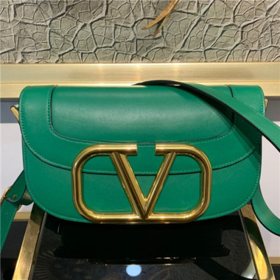 [발렌티노]Valentino 2021 Women's Garavani Supervee Shoulder Bag,26cm - 발렌티노 2021 여성용 가바니 슈퍼비 숄더백,26cm,VTB1051,그린