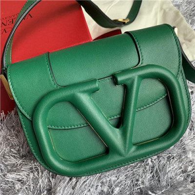 [발렌티노]Valentino 2021 Women's Garavani Supervee Shoulder Bag,18cm - 발렌티노 2021 여성용 가바니 슈퍼비 숄더백,18cm,VTB1061,그린