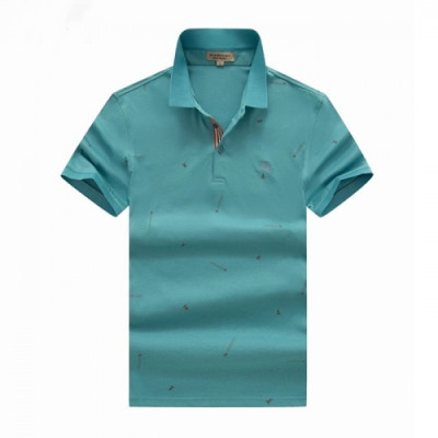 [버버리]Burberry 2021 Mens Logo Cotton Short Sleeved Tshirts - 버버리 2021 남성 로고 코튼 반팔티 Bur03767x.Size(m - 3xl).그린