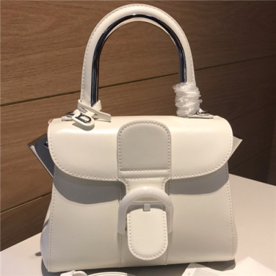 [델보]Delvaux 2021 Brilant Leather Tote Shoulder Bag,20cm - 델보 2021 브리앙 레더 토트 숄더백,20cm,DVB0366.화이트