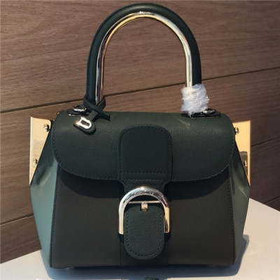 [델보]Delvaux 2021 Brilant Leather Tote Shoulder Bag,20cm - 델보 2021 브리앙 레더 토트 숄더백,20cm,DVB0369.그린