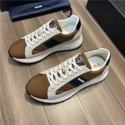 Prada 2021 Men's Leather Sneakers - 프라다 2021 남성용 레더 스니커즈,Size(240-270),PRAS0743,카키