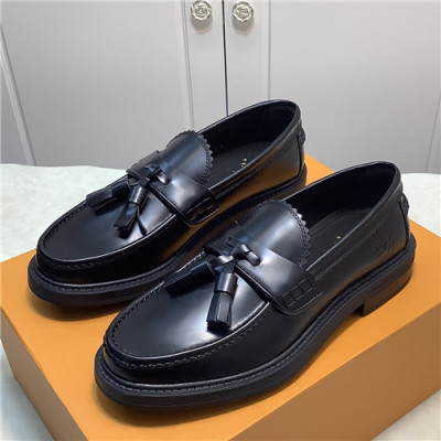 Louis Vuitton 2021 Men's Leather Loafer - 루이비통 2021 남성용 레더 로퍼,Size(240-270),LOUS1905,블랙