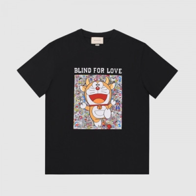 [매장판]Gucci 2021 Mm/Wm Logo Short Sleeved Tshirts - 구찌 2021 남/녀 로고 반팔티 Guc03566x.Size(xs - l).블랙