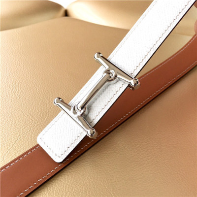 [매장판]Hermes 2021 Women's Leather Belt,2.5cm - 에르메스 2021 여성용 레더 벨트 2.5cm,HERBT0131,화이트