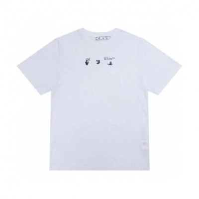 [오프화이트]Off-white 2021 Mm/Wm Printing Logo Crew - neck Cotton Short Sleeved Tshirts - 오프화이트 2021 남/녀 프린팅 로고 코튼 반팔티 Off0688x.Size(s - xl).화이트