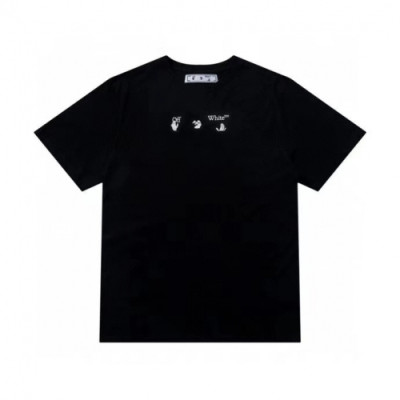 [오프화이트]Off-white 2021 Mm/Wm Printing Logo Crew - neck Cotton Short Sleeved Tshirts - 오프화이트 2021 남/녀 프린팅 로고 코튼 반팔티 Off0689x.Size(s - xl).블랙