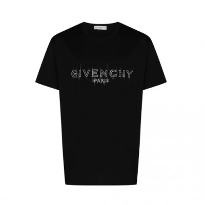 [지방시]Givenchy 2021 Mens Logo Short Sleeved Tshirts - 지방시 2021 남성 로고 코튼 반팔티 Giv0528x.Size(s - 2xl).블랙