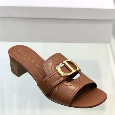 Dior 2021 30 Montaigne Mule Heel - 디올 2021 30 몽테뉴 뮬 힐,Size(225-250),DIOS0330,브라운