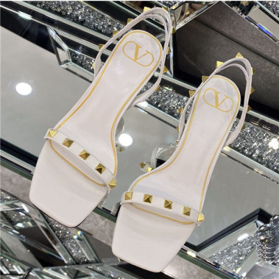 Valentino 2021 Women's Leather High Heel Sandal - 발렌티노 2021 여성용 레더 하이힐 샌들,Size(225-250),VTS0335,화이트