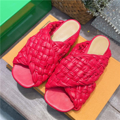 Bottega Veneta 2021 Women's Leather Slipper - 보테가베네타 2021 여성용 레더 슬리퍼,Size(225-250),BVS0328,레드