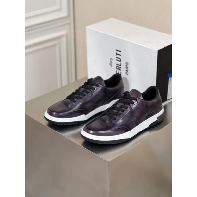 Berluti 2022 Mens Twist Leather Derby Shoes - 벨루티 2022 남성용 트위스트 레더 더비슈즈,Size(240-275),BERTS0225,블랙