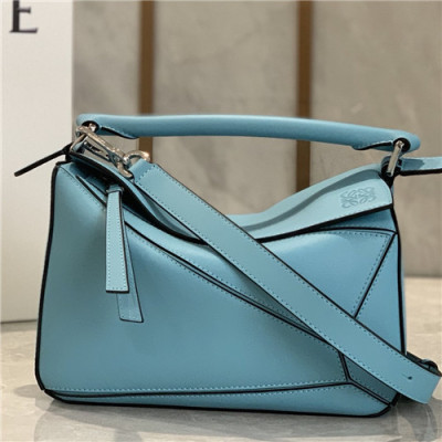 [로에베]Loewe 2021 Women's Puzzle Tote Shoulder Bag,24cm - 로에베 2021 여성용 퍼즐 토트 숄더백,24cm,LOEB0515,스카이블루