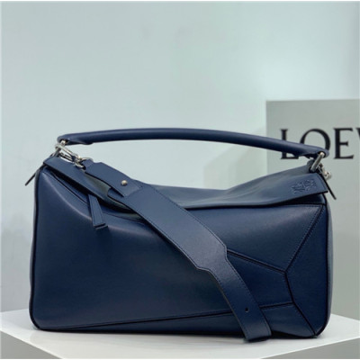 [로에베]Loewe 2021 Men's Puzzle Tote Shloulder Bag,35cm, - 로에베 2021 남성용 퍼즐 토트 숄더백,35cm,LOEB0521,네이비