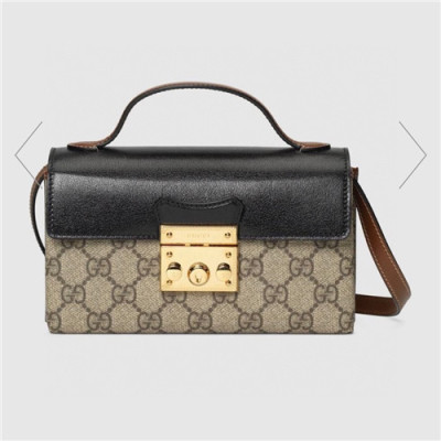 [구찌]Gucci 2021 Padlock Tote Shoulder Bag,18cm - 구찌 2021 패드락 토트 숄더백,18cm,GUB1286,블랙