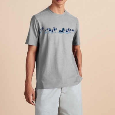 [에르메스]Hermes 2021 Mens Crew-neck Short Sleeved Tshirts - 에르메스 2021 남성 크루넥 반팔티 Her0630x.Size(m - 2xl).그레이