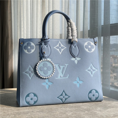 [루이비통]Louis Vuitton 2021 Onthego Tote Bag,35cm - 루이비통 2021 온더고 토트백,35cm,LOUB2312,스카이블루