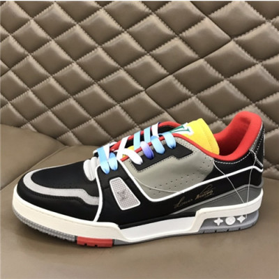 Louis Vuitton 2021 Men's Trainer Sneakers - 루이비통 2021 남성용 트레이너 스니커즈,Size(240-270),LOUS1955,블랙