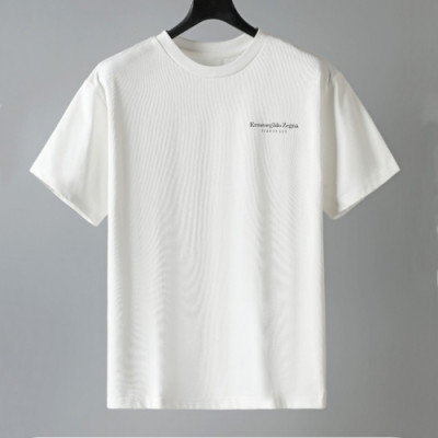 Ermenegildo Zegna  Mens Business Short Sleeved Polo Tshirts White - 에르메네질도 2021 제냐 남성 비지니스 반팔티 Zeg0291x Size(s - xl) 화이트