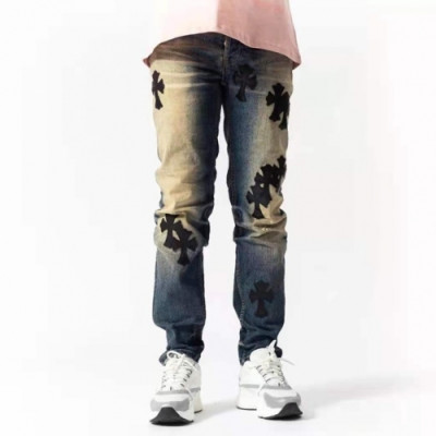 Chrom Hearts 2021 Mens Casual Denim Jeans Blue - 크롬하츠 20201남성 캐쥬얼 데님 청바지 Chr0341x Size(29 - 40) 블루