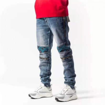 Amiri 2021 Mens Trendy Denim Pants - 아미리 2021 남성 트렌디 데님 팬츠 Ami0188x.Size(29 - 40).블루