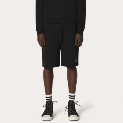 Valentino 2021 Mens Logo Casual Training Half Pants Black - 발렌티노 2021 남성 캐쥬얼 로고 트레이닝 반바지 Val0467x Size(s - xl) 블랙