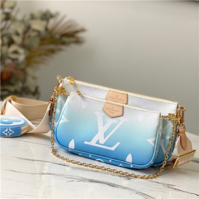 [루이비통]Louis Vuitton 2021 Multi Pochette Accessoires Cross Bag,24cm,M57634,LOUB2323 - 루이비통 2021 멀티 포쉐트 악세수아 크로스백,24cm,블루