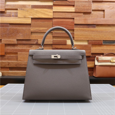 [에르메스]Hermes 2021 Kelly Epsom Tote Bag/Shoulder Bag,25cm,HERB0858 - 에르메스 2021 켈리 앱송 토트백/숄더백,25cm,카키