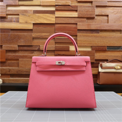 [에르메스]Hermes 2021 Kelly Epsom Tote Bag/Shoulder Bag,25cm,HERB0863 - 에르메스 2021 켈리 앱송 토트백/숄더백,25cm,핑크