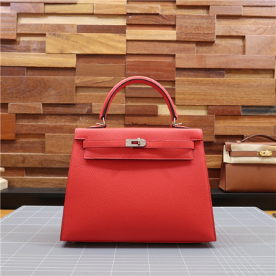 [에르메스]Hermes 2021 Kelly Epsom Tote Bag/Shoulder Bag,25cm,HERB0866 - 에르메스 2021 켈리 앱송 토트백/숄더백,25cm,레드