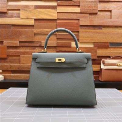 [에르메스]Hermes 2021 Kelly Epsom Tote Bag/Shoulder Bag,25cm,HERB0870 - 에르메스 2021 켈리 앱송 토트백/숄더백,25cm,그레이