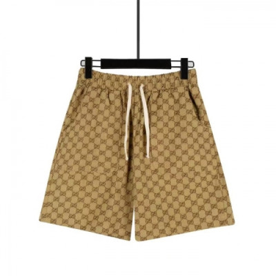 Gucci  Mens Initial Logo Vintage Casual Half Pants Camel - 구찌 2021 남성 이니셜 로고 빈티지 캐쥬얼 반바지 Guc03675x Size(s - xl) 카멜