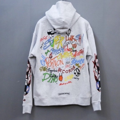 [핫템]Chrom Hearts  Mens Logo Cotton Hoodie White - 크롬하츠 2021 남성 로고 코튼 후디 Chr0352x Size(s - xl) 화이트