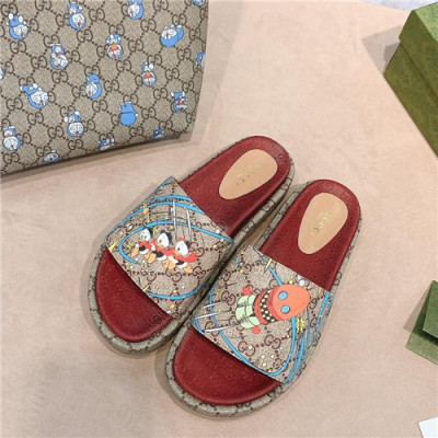 Gucci 2021 Women's Leather Slipper,GUCS1446 - 구찌 2021 여성용 레더 슬리퍼,Size(225-250),베이지