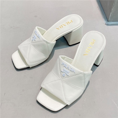 Prada 2021 Women's High Heel Sandal,PRAS0775 - 프라다 2021 여성용 샌들,Size(225-250),화이트