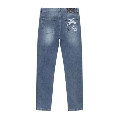 Louis vuitton 2023 Mens Monogram Casual Pants Blue - 루이비통 2023남성 모노그램 캐쥬얼 팬츠 Lou02827x Size(28 - 38) 블루