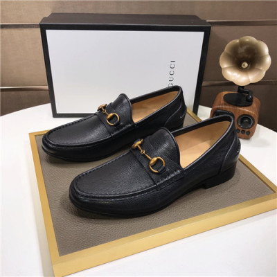 Gucci 2021 Men's Leather Loafer,GUCS1470 - 구찌 2021 남성용 레더 로퍼,Size(240-270),블랙