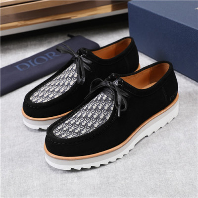 Dior 2021 Men's Leather Derby Shoes,DIOS0381 - 디올 2021 남성용 레더 더비슈즈,Size(240-270),블랙