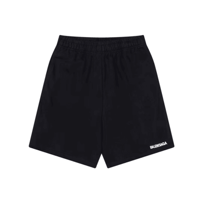 Balenciaga  Mens Logo Training Half Pants Black - 발렌시아가 2024 남성 로고 트레이닝 반바지 Bal01021x Size(xs - l) 블랙