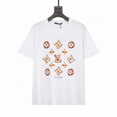 Louis vuitton  Mm/Wm Logo Short Sleeved Tshirts White - 루이비통 2021 남/녀 로고 반팔티 Lou02899x Size(xs - l) 화이트