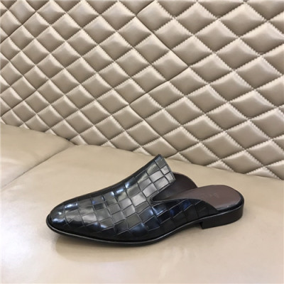 Berluti 2021 Men's Leather Mule,BERTS0256 - 벨루티 2021 남성용 레더 뮬,Size(240-270),블랙